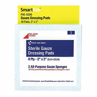 Gauze Dressing Pad No Gauze PK10