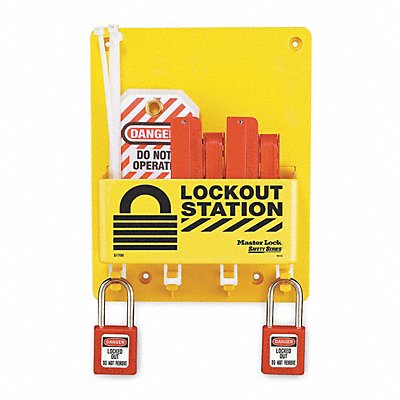 Lockout Station Filled Elctrical 2 Locks