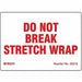 Instructional Label Care PK100
