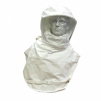 Double Bib Hood White RT EVA Series