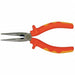 Long Nose Plier 6 L Serrated