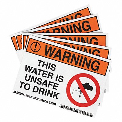 Label 3 1/2 inx5 in Polyester PK5
