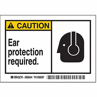 Label 3 1/2 inx5 in Polyester PK5