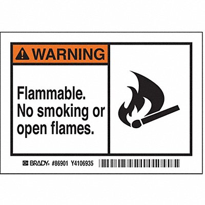 Label 3 1/2 inx5 in Polyester PK5