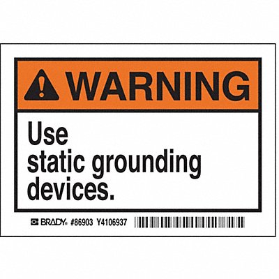 Label 3 1/2 inx5 in Polyester PK5