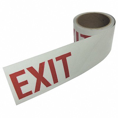 Floor Tape Red/White 3 inx15 ft Roll