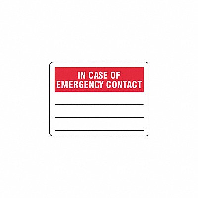 Label 3 1/2 in x 5 in Polyester PK10