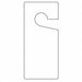 Blank Tag 9 x 4  Wht Plstc PK10