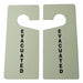 Door Knob Hanger Tag 9in H 4in W PK10