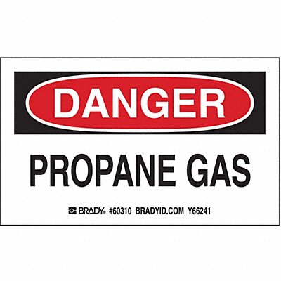 Gas Cylinder Label 3in x 5in Paper PK10