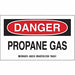 Gas Cylinder Label 3in x 5in Paper PK10
