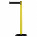 D0029 Barrier Post with Belt 7-1/2 ft L Black