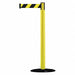 D0029 Barrier Post with Belt PVC Yellow