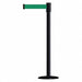 D0007 Barrier Post with Belt 7-1/2 ft L Green