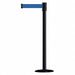 D0007 Barrier Post with Belt 7-1/2 ft L Blue