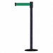 D0007 Barrier Post with Belt 7-1/2 ft L Green