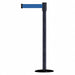 D0007 Barrier Post with Belt 7-1/2 ft L Blue