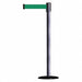 D0007 Barrier Post with Belt 7-1/2 ft L Green