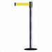 D0007 Barrier Post w/ Belt 7-1/2 ft L Yellow