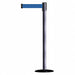 D0007 Barrier Post with Belt 7-1/2 ft L Blue