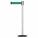 D0007 Barrier Post with Belt 7-1/2 ft L Green