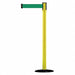 D0007 Barrier Post with Belt 7-1/2 ft L Green