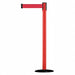 D0007 Barrier Post with Belt 7-1/2 ft L Red