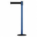 D0007 Barrier Post with Belt 7-1/2 ft L Black