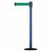 D0007 Barrier Post with Belt 7-1/2 ft L Green