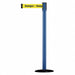 D0008 Barrier Post with Belt Blue