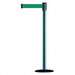 D0007 Barrier Post with Belt 7-1/2 ft L Green