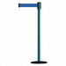 D0007 Barrier Post with Belt 7-1/2 ft L Blue