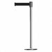 D0009 Barrier Post with Belt 7-1/2 ft L Black