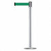 D0009 Barrier Post with Belt 7-1/2 ft L Green