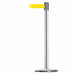 D0009 Barrier Post w/ Belt 7-1/2 ft L Yellow