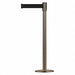 D0014 Barrier Post with Belt 7-1/2 ft L Black