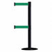 D0016 Barrier Post with Belt 7-1/2 ft L Green