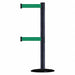 D0016 Barrier Post with Belt 7-1/2 ft L Green