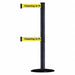 D0017 Barrier Post with Belt Texture Black