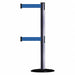 D0016 Barrier Post with Belt 7-1/2 ft L Blue