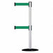 D0016 Barrier Post with Belt 7-1/2 ft L Green