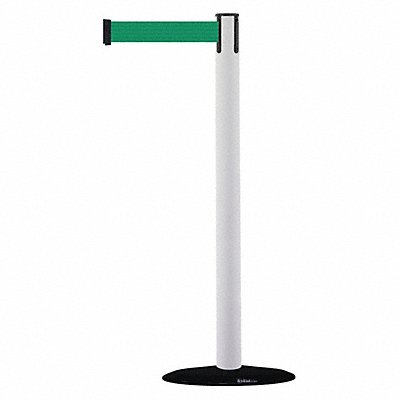 D0029 Barrier Post with Belt 7-1/2 ft L Green