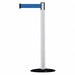 D0029 Barrier Post with Belt 7-1/2 ft L Blue