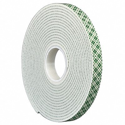 Double Sided Foam Tape 5 yd L 1/2 W