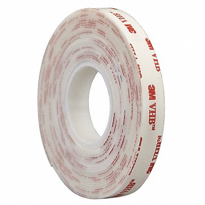 Double Sided VHB Foam Tape 5 yd L 1/2 W