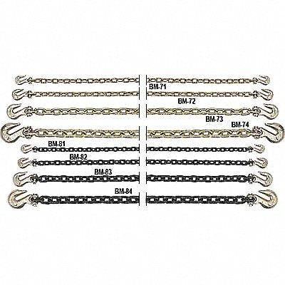 Chain Grade 70 3/8 Size 15 ft 6600 lb.