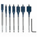 Spade Blade Drill Set 6pc Carbon Steel