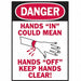 Sign 5 in x 3 1/2 in Polyester PK5