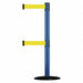 D0016 Barrier Post w/ Belt 7-1/2 ft L Yellow