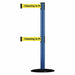 D0017 Barrier Post with Belt Blue